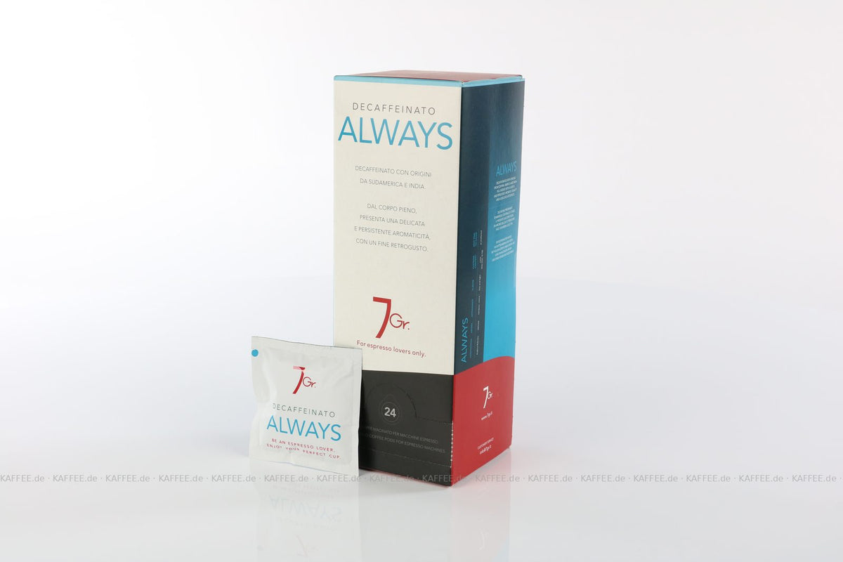 7 Gr. Always Coffee Decaffeinato ESE-Pad 44 mm 7 g