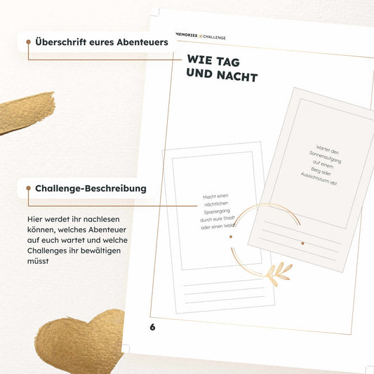 Memories Challenge Memories Book für Paare