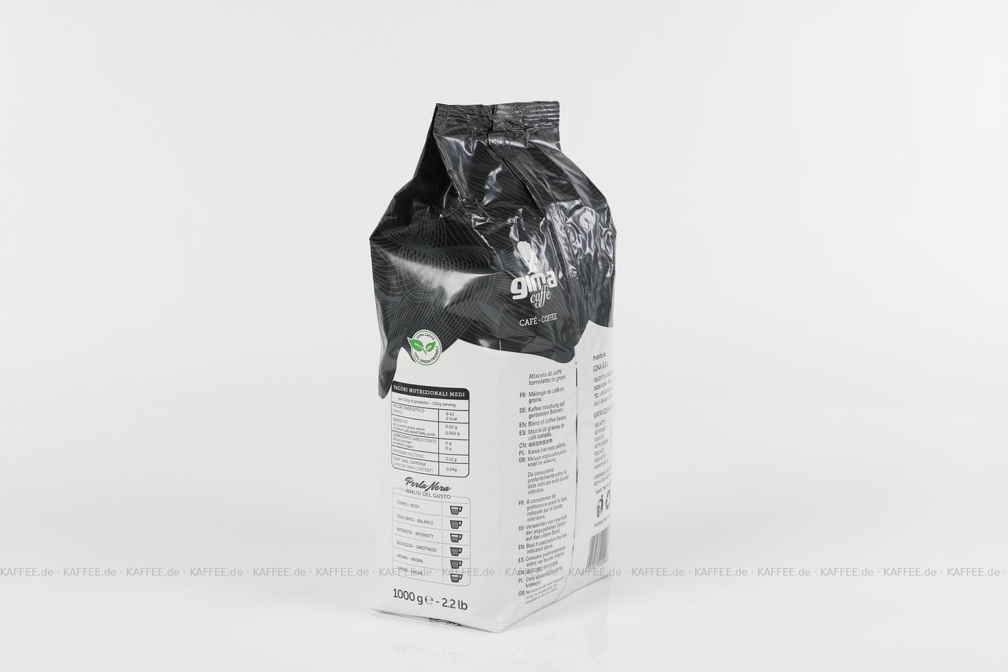 GIMA Caffè Perla Nera Espresso-Bohnen im Beutel