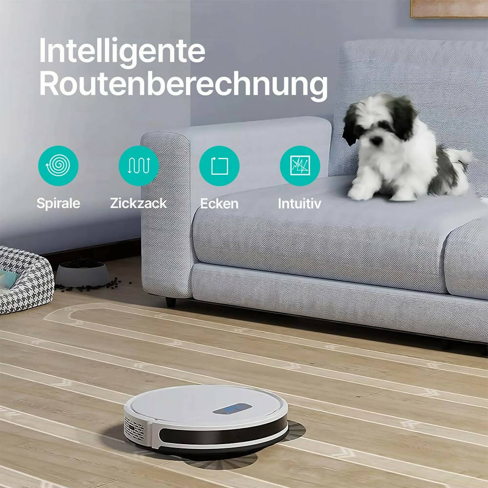 Morrione Saugroboter mit Wischfunktion und App-Steuerung