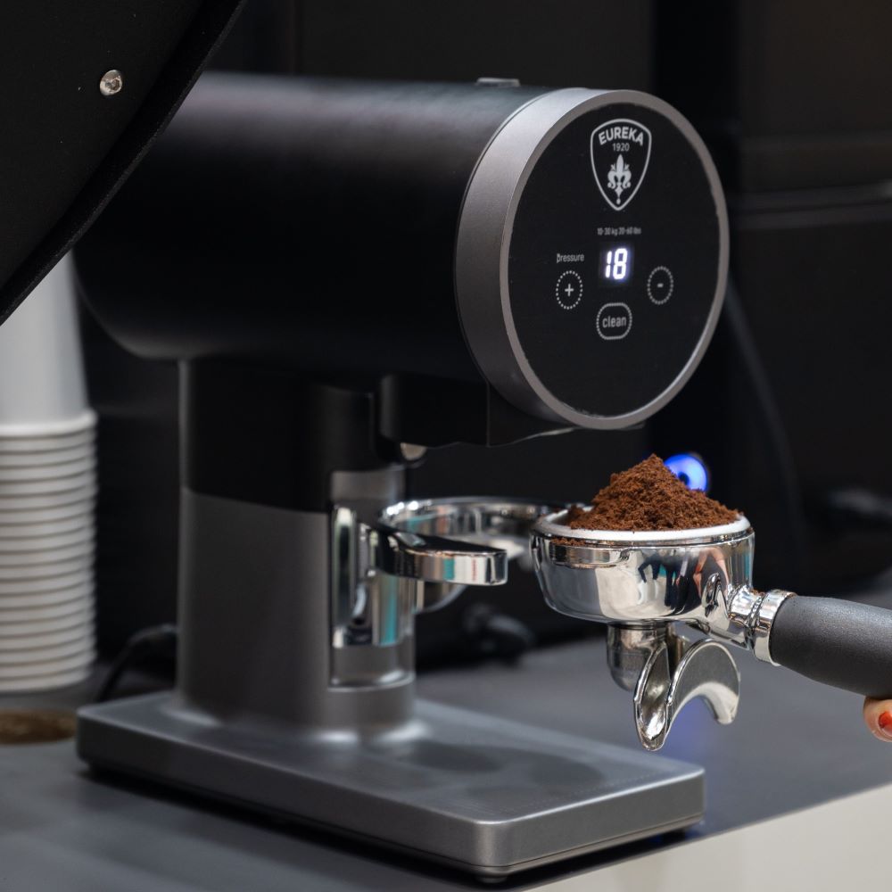 Eureka DISKO elektrische Tamperstation Schwarz