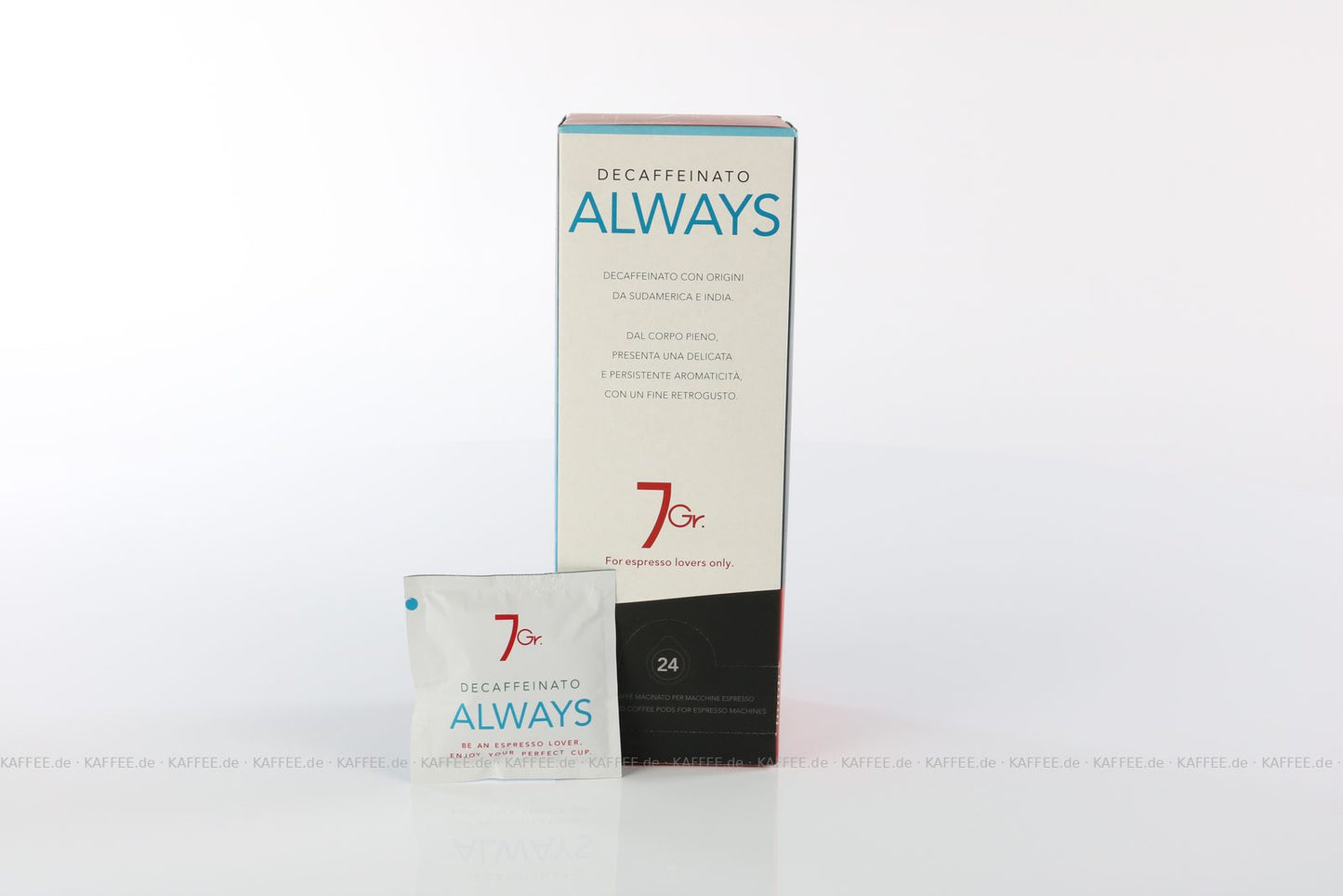 7 Gr. Always Coffee Decaffeinato ESE-Pad (44 mm, 7 g)