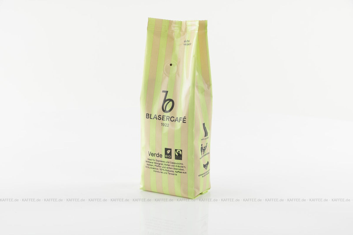 Blasercafé Verde Bio Fairtrade Kaffeebohnen 250 g