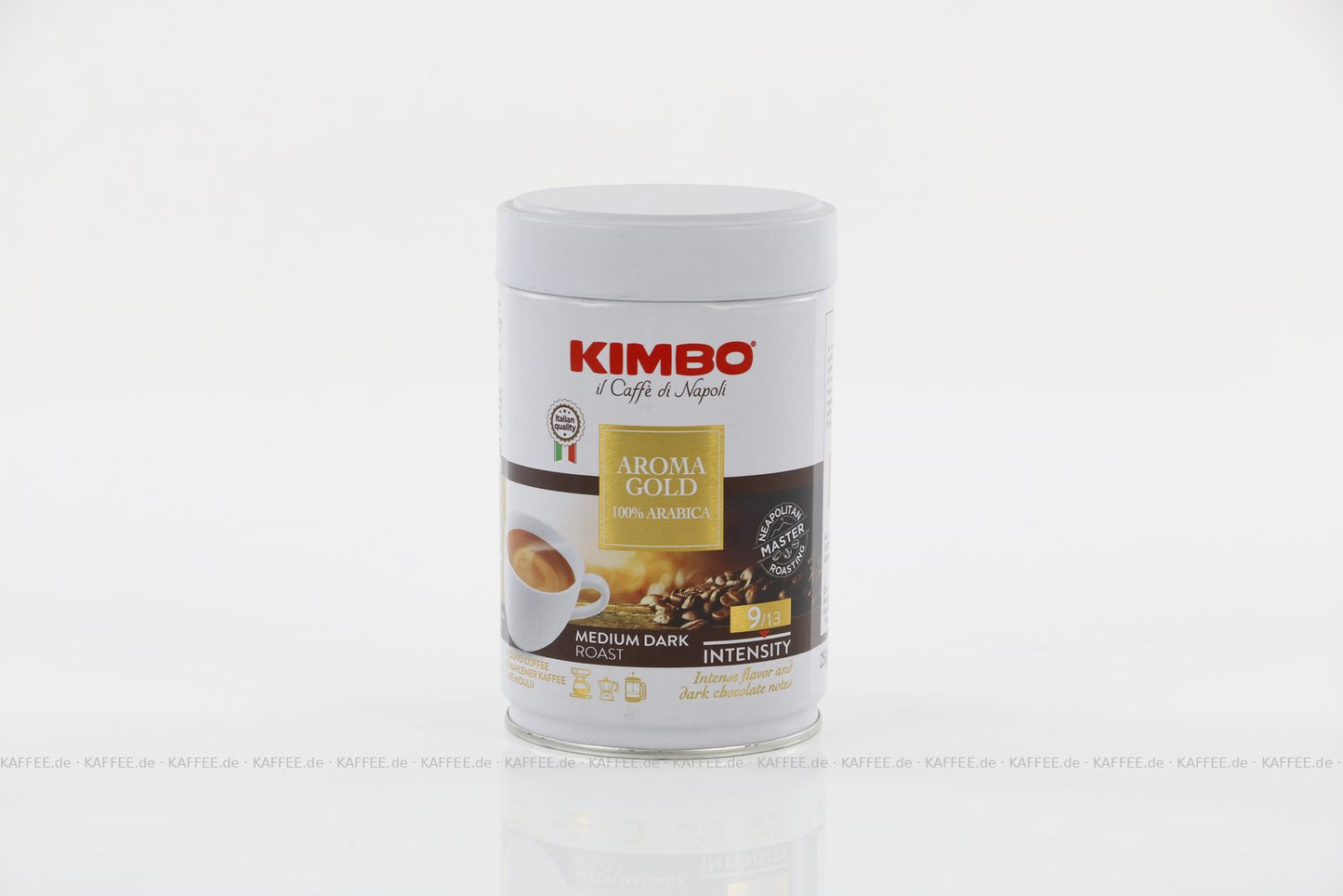 KIMBO Aroma Gold 100% Arabica gemahlen (Dose)