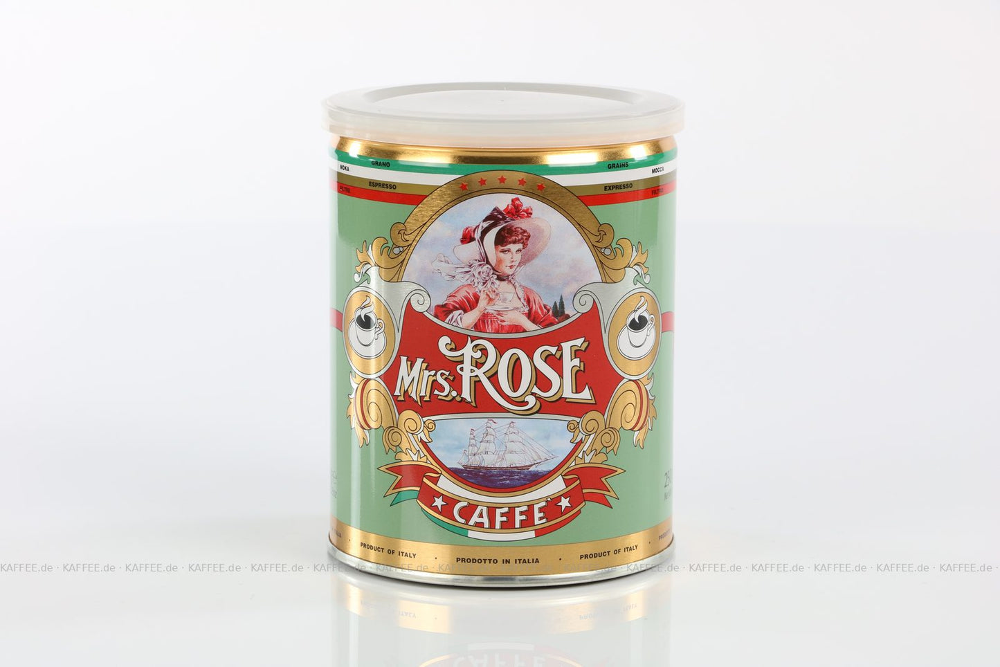 Mrs. Rose Caffé Moka gemahlener Kaffee 250 g Dose