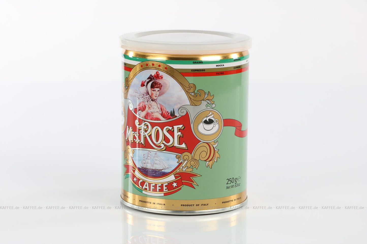 Mrs. Rose Caffé Moka gemahlener Kaffee 250 g Dose