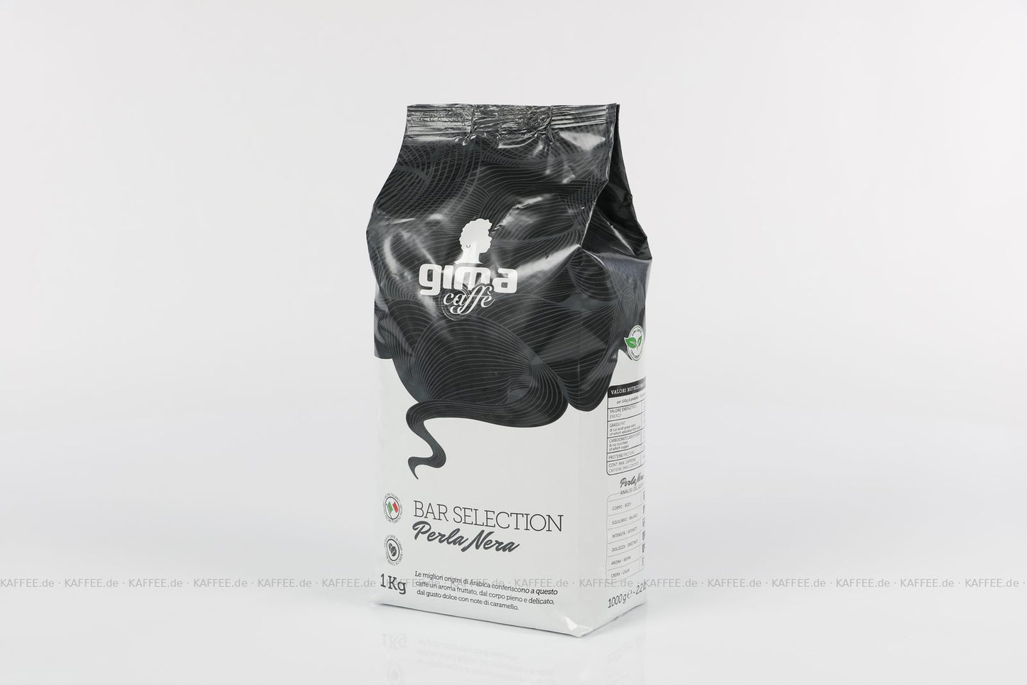 GIMA Caffè Perla Nera Espresso-Bohnen im Beutel