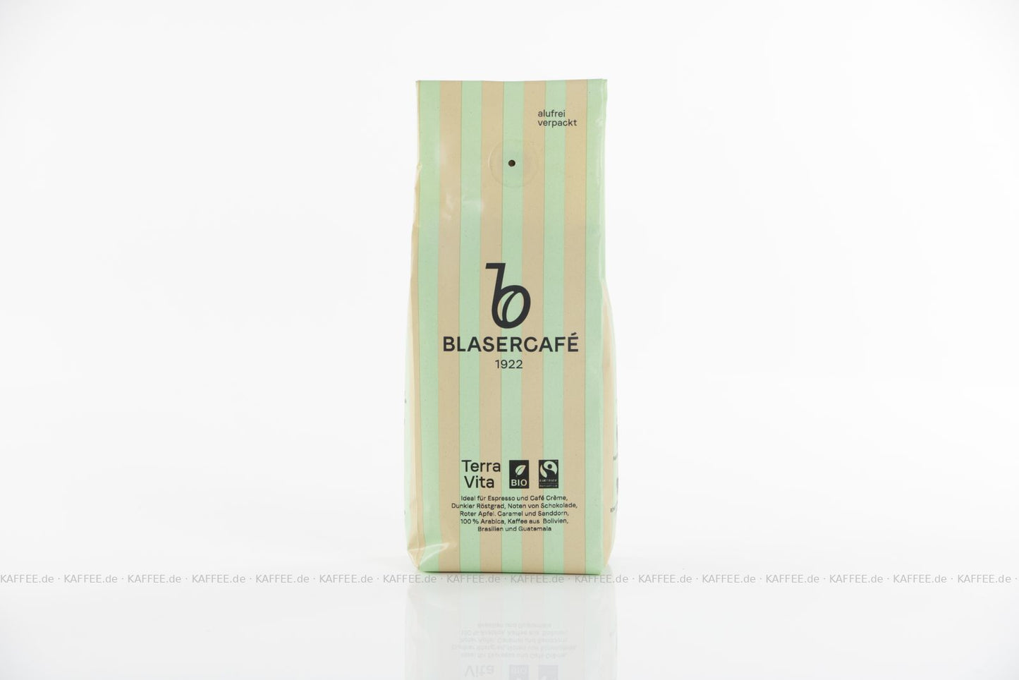 Blasercafé Terra Vita Bio Fairtrade CH-BIO-006 Kaffeebohnen im Beutel