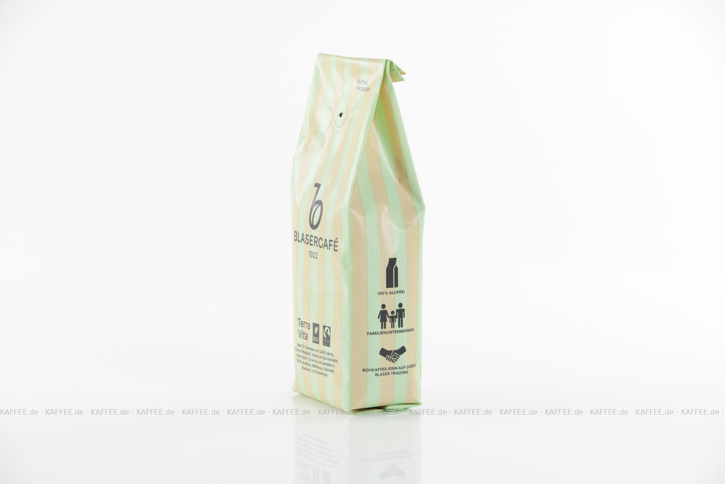 Blasercafé Terra Vita Bio Fairtrade CH-BIO-006 Kaffeebohnen im Beutel