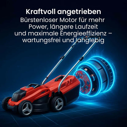 Akku Rasenmäher 18/32 Pro – 18 V, 32 cm Schnittbreite, bis 300 m², 25 L Fangkorb