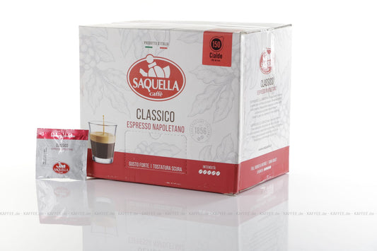 SAQUELLA Classico Espresso Napoletano ESE-Pads 44 mm