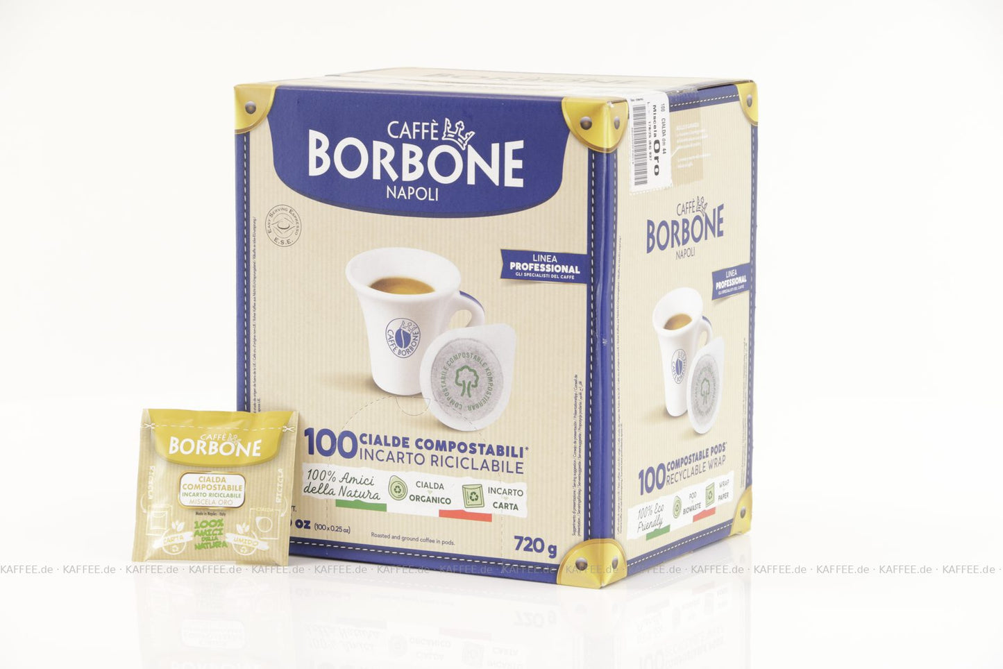 BORBONE Miscela Oro ESE-Pads 44 mm
