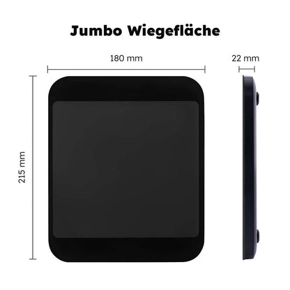 Vitafit Digitale Küchenwaage mit LED-Display, Tara-Funktion und 15 kg