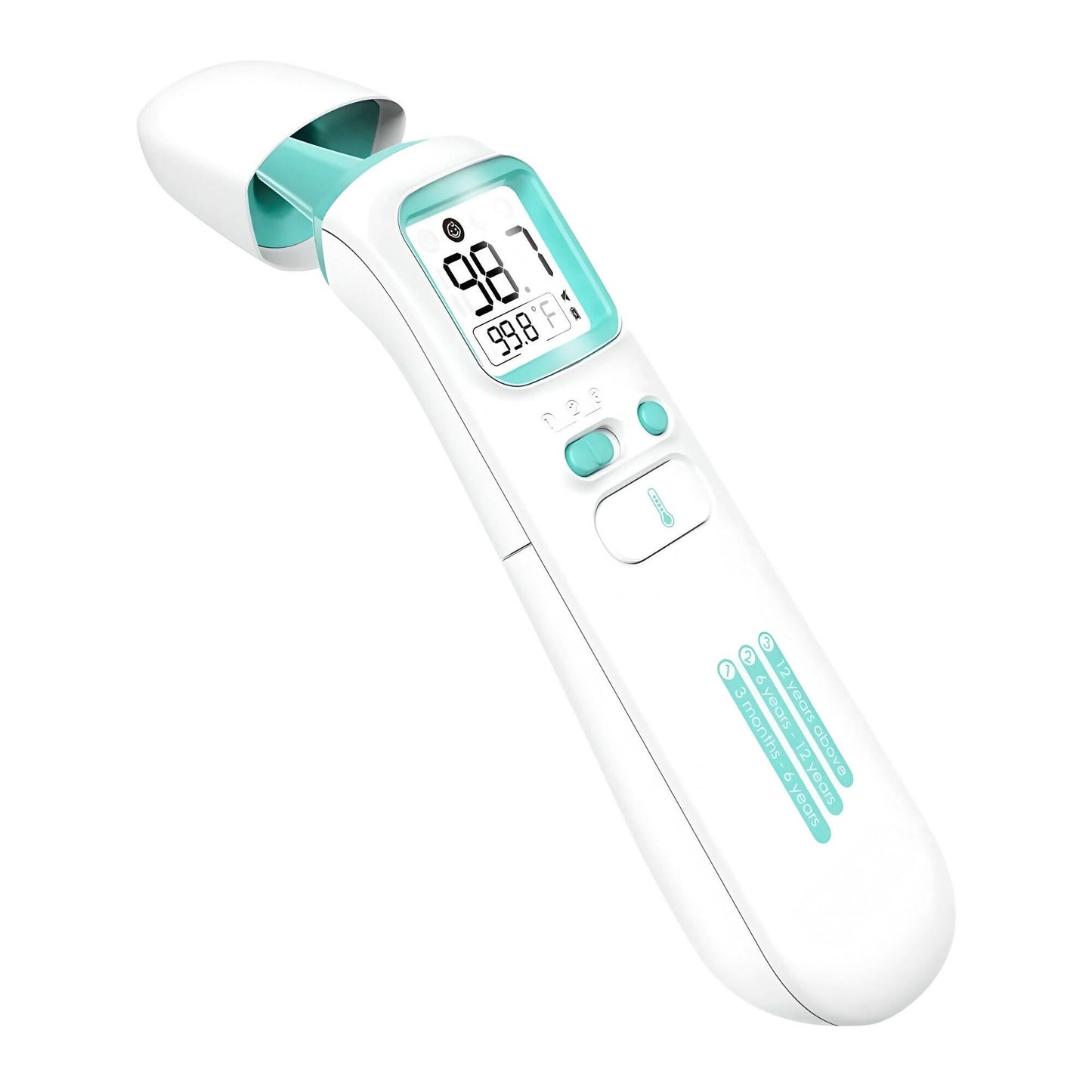 OhutTimo-Direct Infrarot-Thermometer für Stirn und Ohr mit Fieberalarm