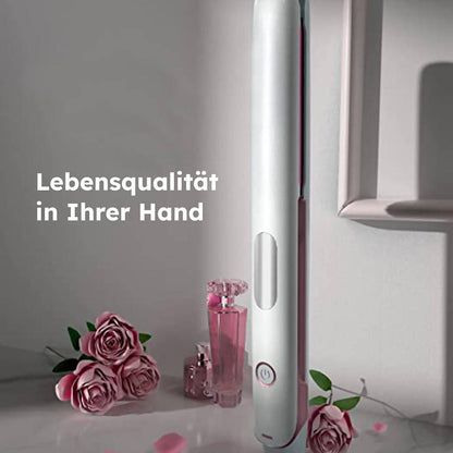 Glätteisen mit Negativ-Ionen-Technologie, Digitaldisplay & 12 Temperaturstufen (120–230°C)