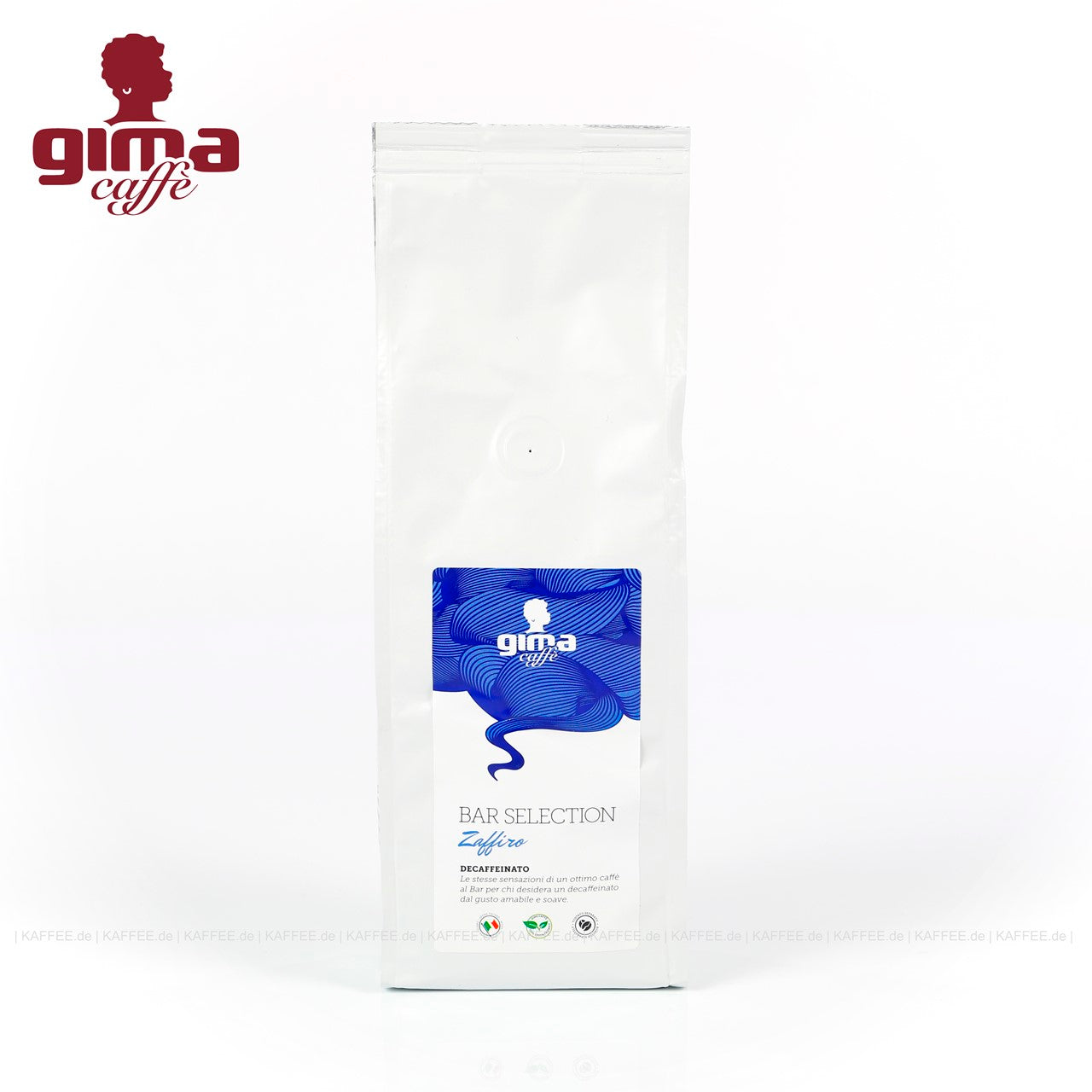 GIMA Caffè Zaffiro Decaffeinato 250 g Bohnenkaffee