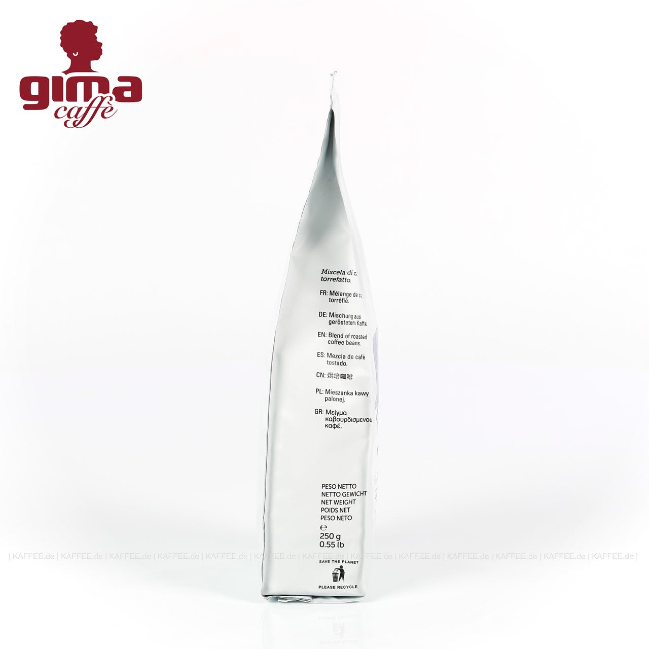 GIMA Caffè Zaffiro Decaffeinato 250 g Bohnenkaffee