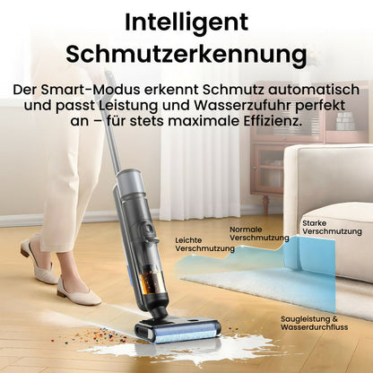 Nass-Trockensauger mit starker Saugkraft: 3 Reinigungsmodi, 55 Min Laufzeit & leiser Betrieb unter 65 dB