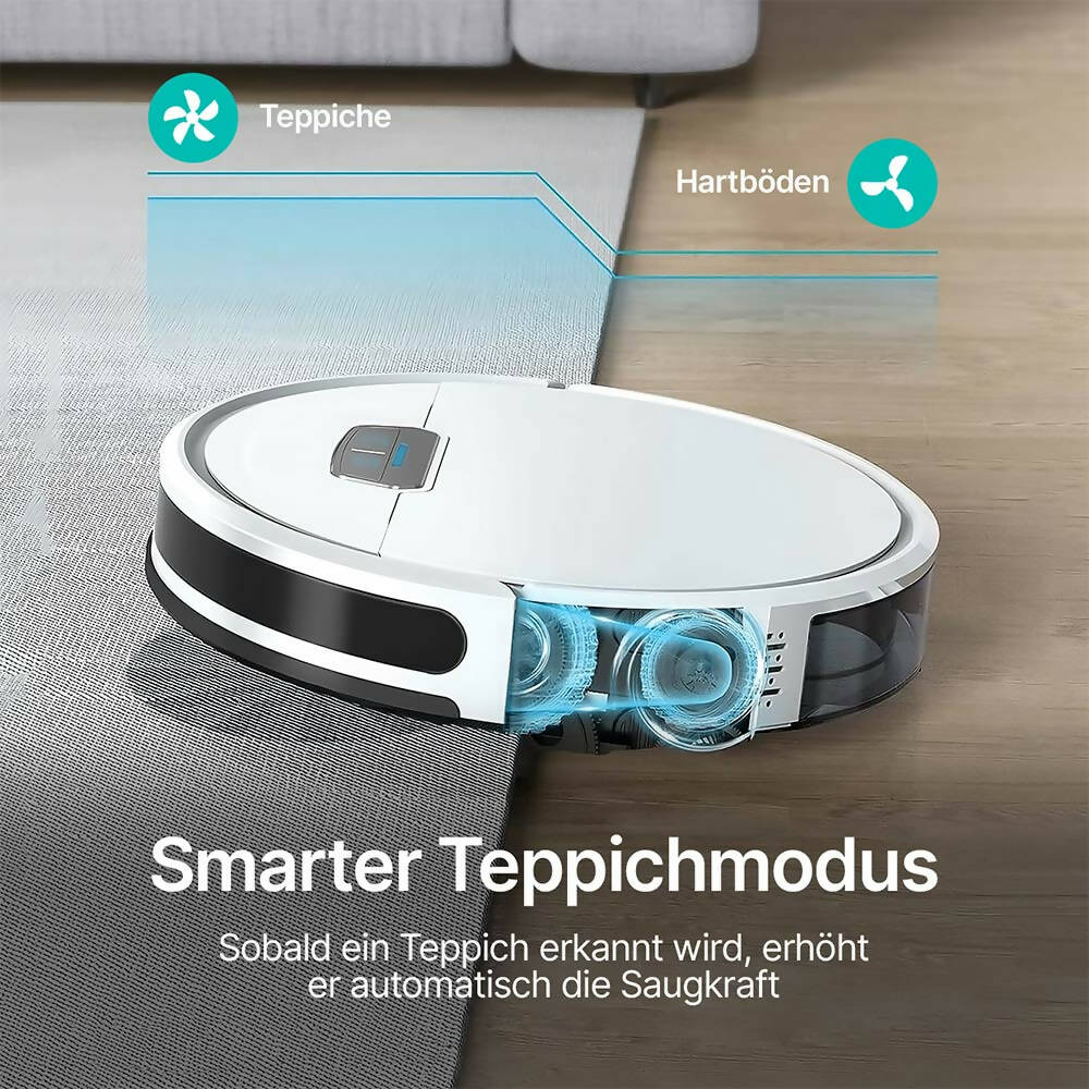 Morrione Saugroboter mit Wischfunktion und App-Steuerung