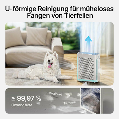 Smart Luftreiniger Pro SilentAir (H13 HEPA, 4-stufige Filtration)