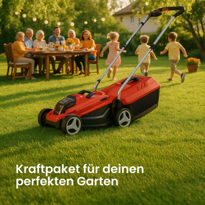 Akku Rasenmäher 18/32 Pro – 18 V, 32 cm Schnittbreite, bis 300 m², 25 L Fangkorb