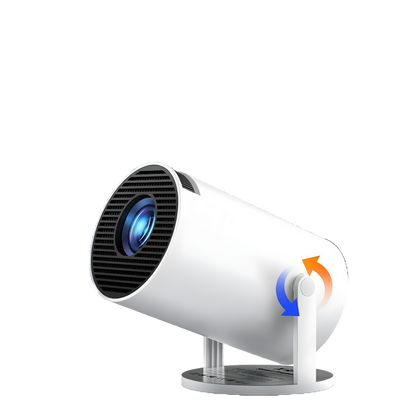 Tragbarer 4K Mini Beamer mit Android TV 11