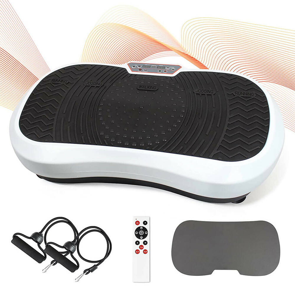 Vibrationsplatte mit 12 Programmen und 99 Intensitätsstufen für effizientes Training / Fitnessplatte