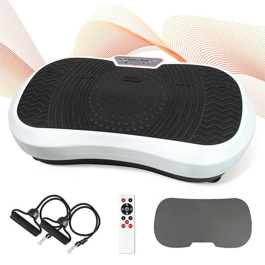 Vibrationsplatte mit 12 Programmen und 99 Intensitätsstufen für effizientes Training / Fitnessplatte