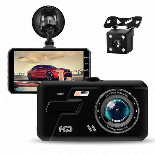 ssitech Dashcam mit Front- und Rückkamera, 1080p Full HD, Nachtsicht und G-Sensor