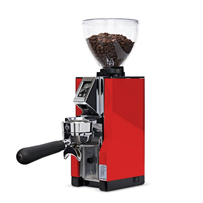 Eureka Mignon Libra All Purpose 65 Kaffeemühle Rot mit gewichtsabhängigem Mahlen