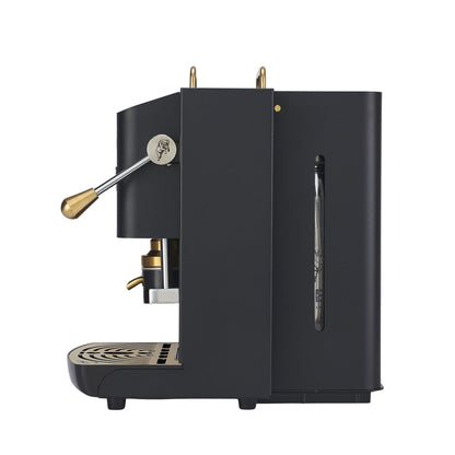 Faber Pro Deluxe ESE-Padmaschine Schwarz/Messing