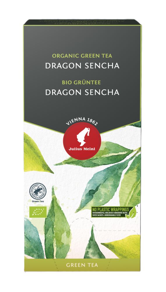 Julius Meinl Grüntee Bio Dragon Sencha 20 Beutel (Pyramidenbeutel) PL-EKO-07
