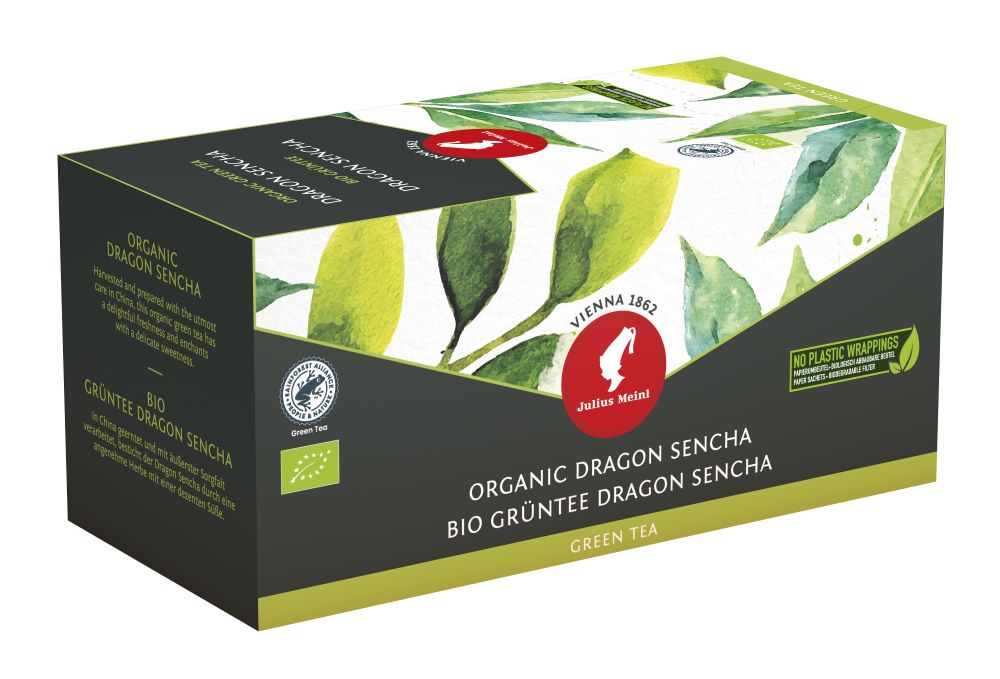 Julius Meinl Grüntee Bio Dragon Sencha 20 Beutel (Pyramidenbeutel) PL-EKO-07