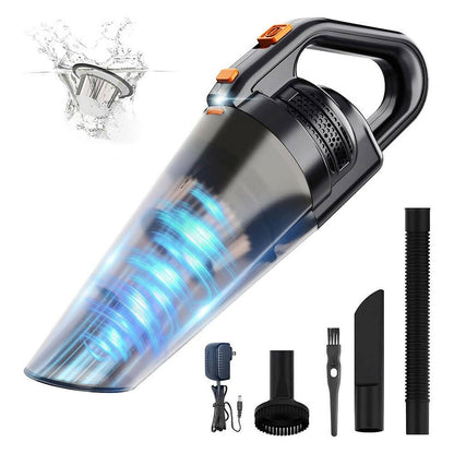 Morrione Akku-Handstaubsauger für Nass & Trocken mit LED-Licht