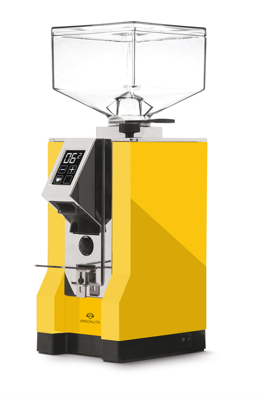 Eureka Mignon Specialità Espressomühle Gelb/Chrom mit 2 Timern