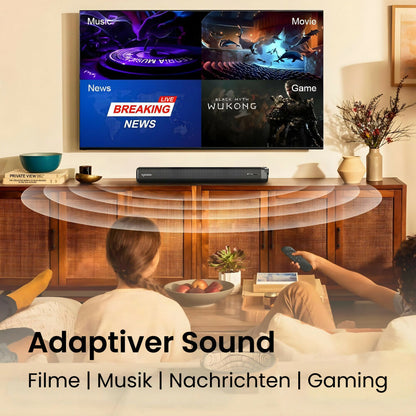 Soundbar und Subwoofer mit Dolby Atmos