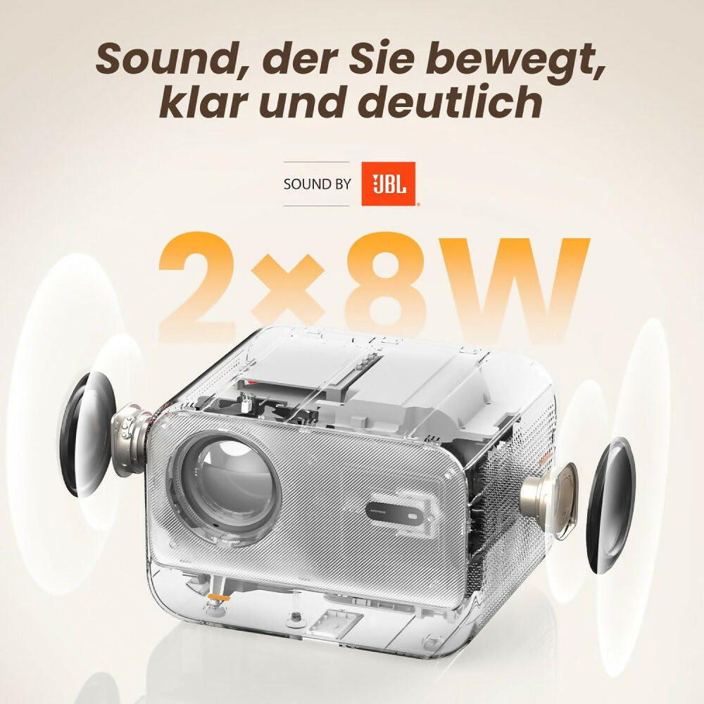 Yaber 1080p Full-HD Heimkino-Beamer mit WiFi 6 und Bluetooth 5.1
