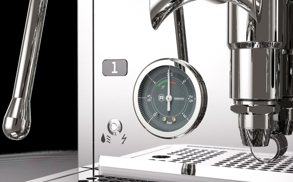 Rocket Mozzafiato Type V FAST Chrom - 2-Kreis Maschine