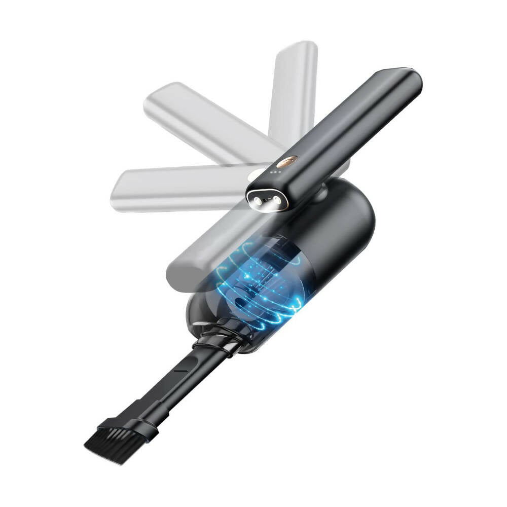 Cskyzk Akku-Handstaubsauger mit 6000 Pa, LED-Licht und klappbarem Griff