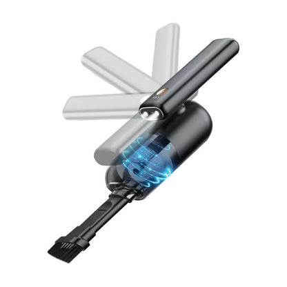 Cskyzk Akku-Handstaubsauger mit 6000 Pa, LED-Licht und klappbarem Griff