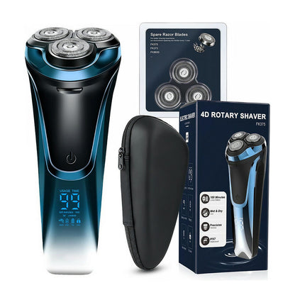 AmurheyDirect elektrischer Herrenrasierer mit Pop-up-Trimmer, Nass- und Trockenrasur, 99 Min. Laufzeit
