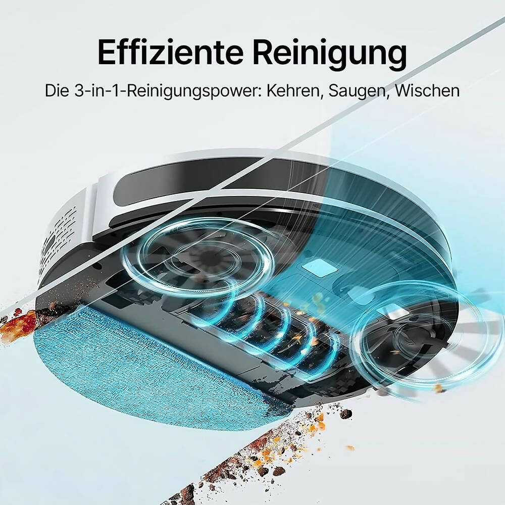 Morrione Saugroboter mit Wischfunktion und App-Steuerung