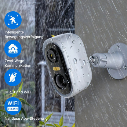 Smarte 3 Megapixel Überwachungskamera mit App